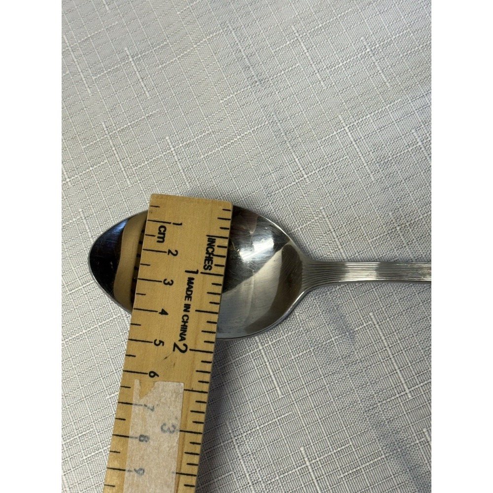 Barclay Geneva Vintage Stainless Fluted Ribbed Spoons Set Replacement Flatware - Picture 7 of 7